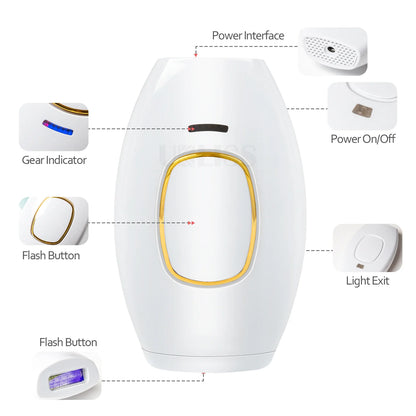 IPL Hair Removal Permanent Laser Epilator 600000 Flash Depilator for Women Photoepilator Hair Remover Depilation Dropshipping
